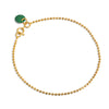 ENAMEL Copenhagen Armbånd, Ball Chain Bracelets 42 Petrol Green