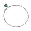ENAMEL Copenhagen Armbånd, Ball Chain Bracelets 42 Petrol Green