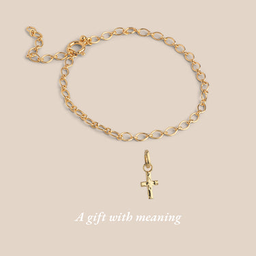 Charm Armbånd Stack - Kors