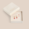 Amore Red Earrings Gavesæt