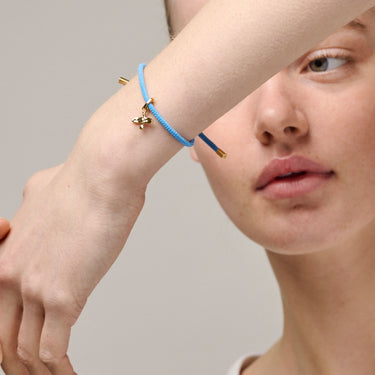 ENAMEL Copenhagen Armbånd, Color Cord Bracelets Steel Blue