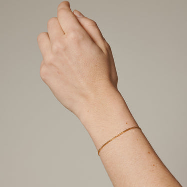 ENAMEL Copenhagen Armbånd, Curb Chain 1,75 mm Bracelets 925S/GP