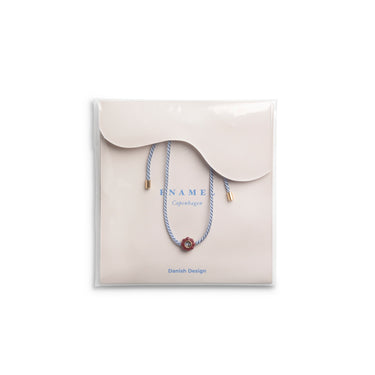 ENAMEL Copenhagen Armbånd, Enamel Tokens Bracelets Steel Blue/Bordeaux
