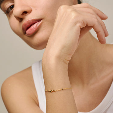 ENAMEL Copenhagen Armbånd, Etta Bracelets Petrol Green