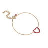 ENAMEL Copenhagen Armbånd, Organic Enamel Heart Bracelets Red