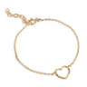 ENAMEL Copenhagen Armbånd, Organic Heart Bracelets 925S/GP/M