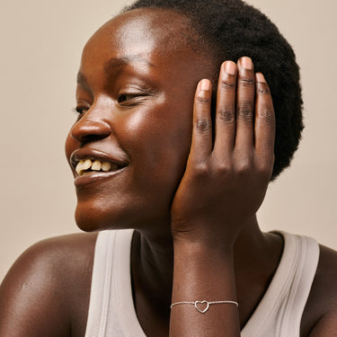 ENAMEL Copenhagen Armbånd, Organic Heart Bracelets 925S/M