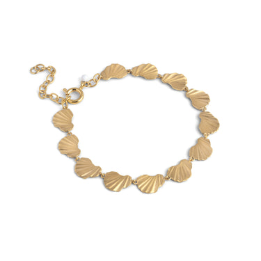 ENAMEL Copenhagen Armbånd, Wave Chunky Bracelets Gold Plated