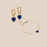 Amore Elegant Blue Student Gavesæt Guld