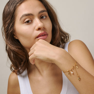 ENAMEL Copenhagen Armbånd, Simple Charm Bracelets 925S/GP