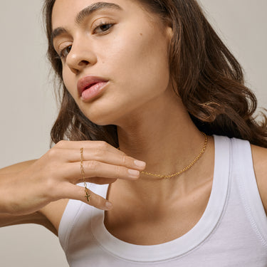 ENAMEL Copenhagen Charm, Golden Cross Charms 925S/GP