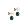 ENAMEL Copenhagen Øreringe, Columba Earrings Petrol Green