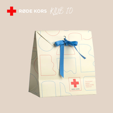 ENAMEL Copenhagen Gavepose – 5 DKK doneres til Røde Kors POS Display Red Cross