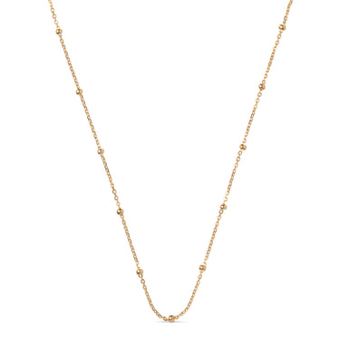ENAMEL Copenhagen Halskæde, Beaded Chain Necklaces Gold Plated