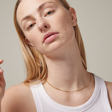 ENAMEL Copenhagen Halskæde, Curb Chain 1,75 mm Necklaces 925S/GP