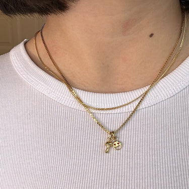 ENAMEL Copenhagen Halskæde, Curb Chain 1,75 mm Necklaces 925S/GP