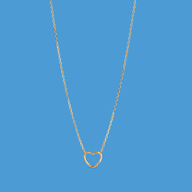 ENAMEL Copenhagen Halskæde, Organic Heart Necklaces 925S/GP/M