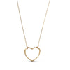 ENAMEL Copenhagen Halskæde, Organic Heart Chunky Necklaces Gold Plated