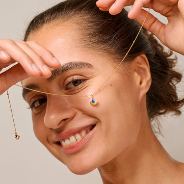 ENAMEL Copenhagen Halskæde, Soleil Necklaces Cornflower