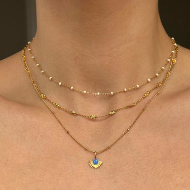 ENAMEL Copenhagen Halskæde, Soleil Necklaces Cornflower