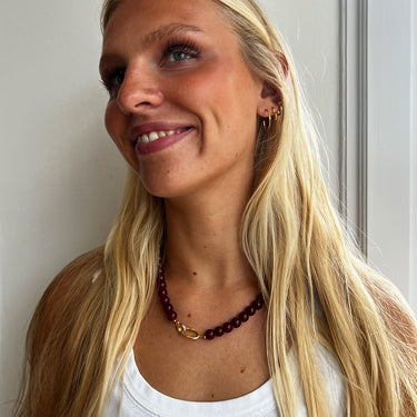 ENAMEL Copenhagen Halskæde, Valora Necklaces Bordeaux