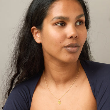 ENAMEL Copenhagen Halskæde, Wave Necklaces Gold Plated