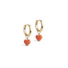 ENAMEL Copenhagen Hoops, Amore Earrings Light Coral