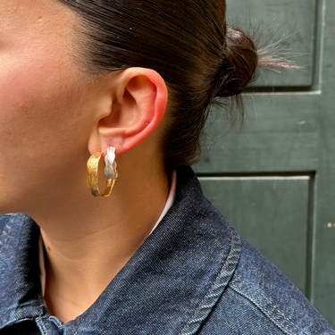 ENAMEL Copenhagen Hoops, Ane Small Earrings 925S/M