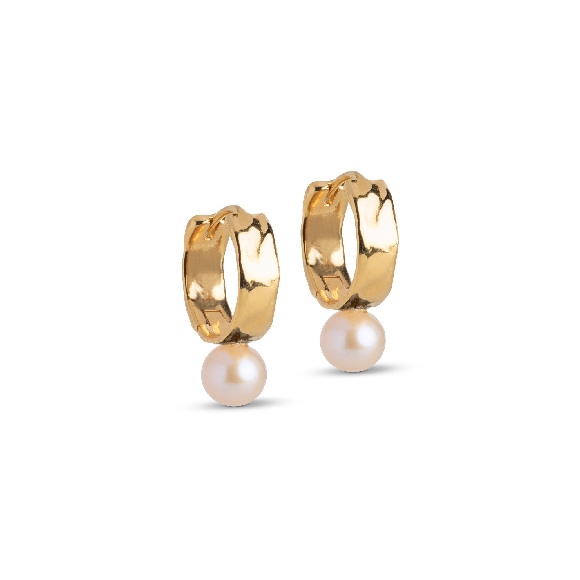 ENAMEL Copenhagen Hoops, Avaya Pearl Earrings Pearls