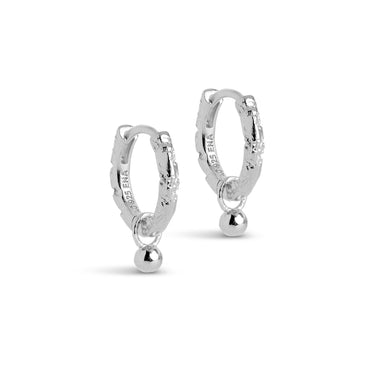 ENAMEL Copenhagen Hoops, Belle Earrings Silver Plated