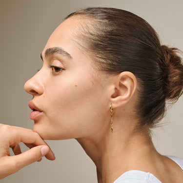 ENAMEL Copenhagen Hoops, Hydrus Earrings 925S/GP