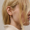 ENAMEL Copenhagen Hoops, Lola Bold Earrings Blush