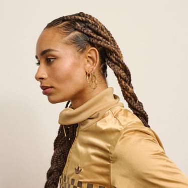 ENAMEL Copenhagen Hoops, Organic Arena Medium Earrings 925S/GP/M