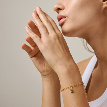 ENAMEL Copenhagen Charm, Steady Anchor Charms 925S/GP