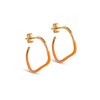 ENAMEL Copenhagen Hoops, Sway Earrings Orange