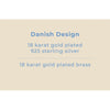ENAMEL Copenhagen Material Info (Brass & Silver) Complimentary POS Display Danish Design