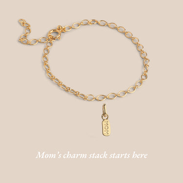 CHARM ARMBÅND STACK - MOM