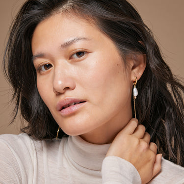 ENAMEL Copenhagen Øreringe, Adeline Earrings Pearl