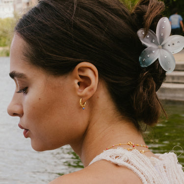 ENAMEL Copenhagen Øreringe, Belle Earrings Cornflower