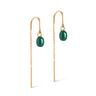 ENAMEL Copenhagen Øreringe, Eleanor Earrings 42 Petrol Green