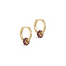 ENAMEL Copenhagen Øreringe, Enamel Tokens Flower Earrings Bordeaux