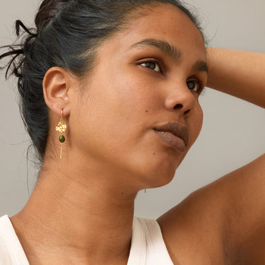 ENAMEL Copenhagen Øreringe, Kai Earrings Khaki