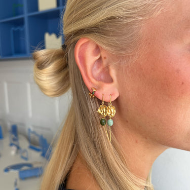 ENAMEL Copenhagen Øreringe, Kai Earrings Khaki