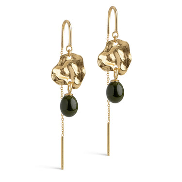 ENAMEL Copenhagen Øreringe, Kai Earrings Khaki