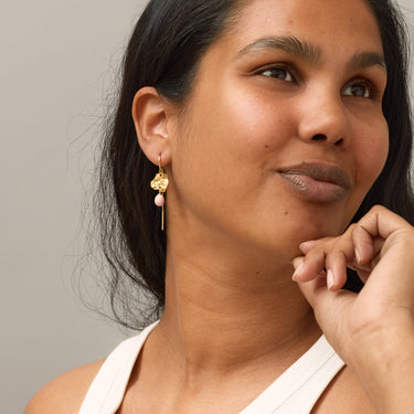 ENAMEL Copenhagen Øreringe, Kai Earrings Powder Pink