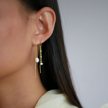 ENAMEL Copenhagen Øreringe, Lilja Earrings 925S/GP