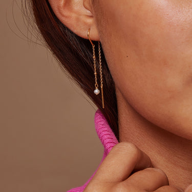 ENAMEL Copenhagen Øreringe, Lilja Earrings Solid 925S/GP