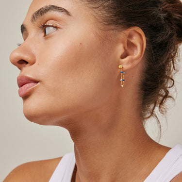 ENAMEL Copenhagen Øreringe, Lola Earrings Marine