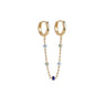 ENAMEL Copenhagen Øreringe, Lola Chain One Piece Earrings Earthtone