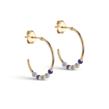 ENAMEL Copenhagen Øreringe, Lola Large Earrings Earthtone